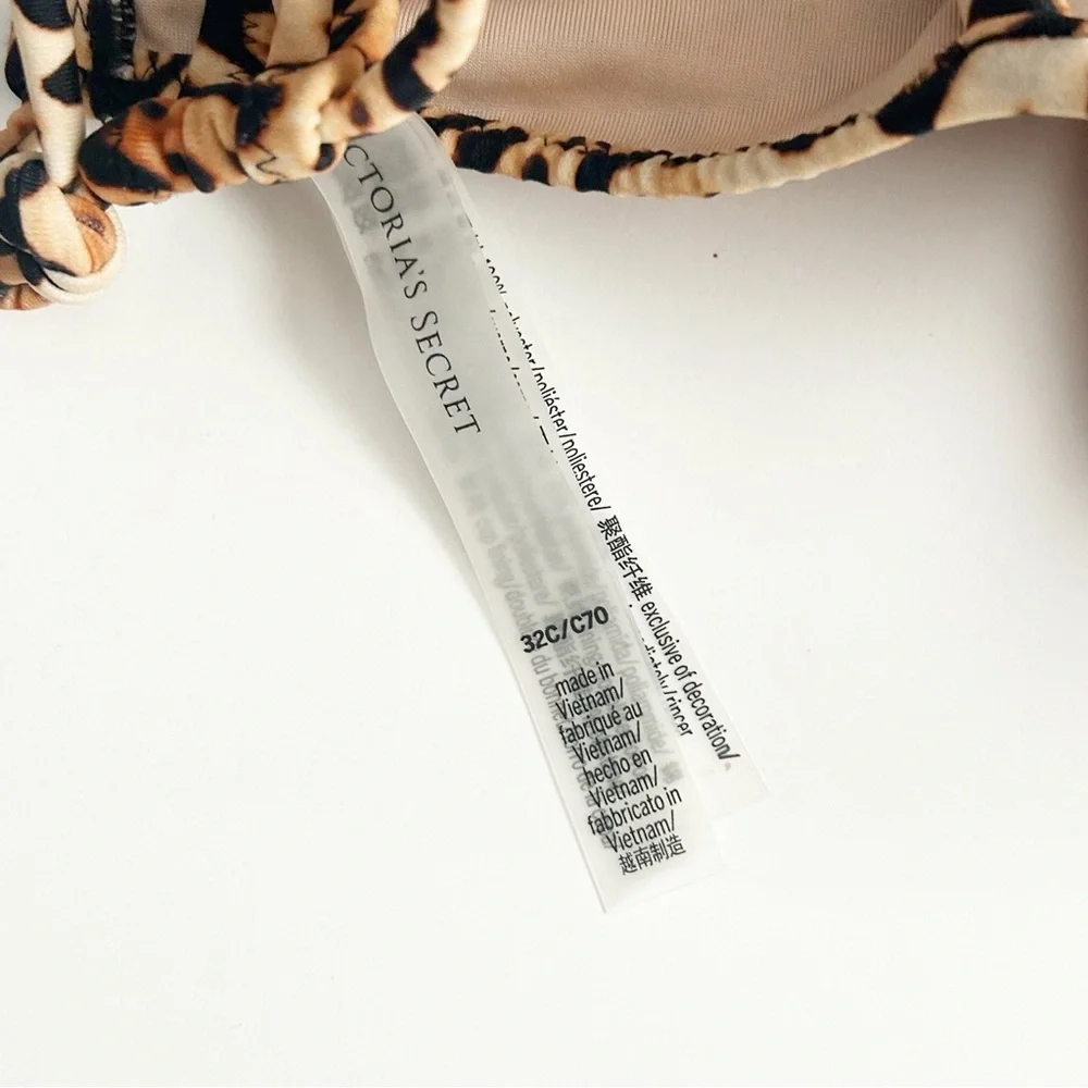 Victoria's Secret Animal Print Bikini Top